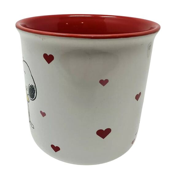 Peanuts Valentine's Day Mug Snoopy & Charlie Brown 20oz Ceramic Coffee Cup NEW - Picture 7 of 13